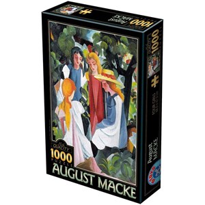 D-Toys (72863-1) - August Macke: "Four Girls" - 1000 pezzi