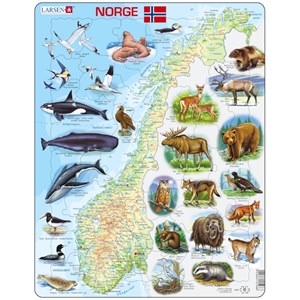 Larsen (K68-NO) - "Norway Physical with Animals" - 62 pezzi