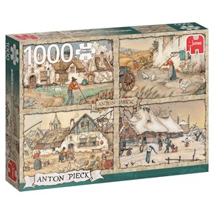 Jumbo (17093) - Anton Pieck: "4 Seasons" - 1000 pezzi