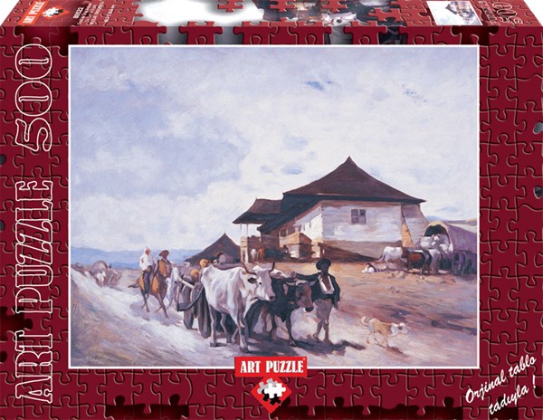 Art Puzzle (80522) - "Ox Cart At OratII" - 500 pezzi