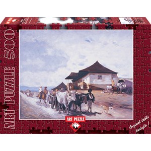 Art Puzzle (80522) - "Ox Cart At OratII" - 500 pezzi