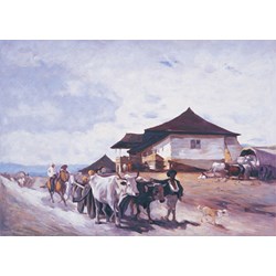 Art Puzzle (80522) - "Ox Cart At OratII" - 500 pezzi