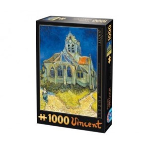 D-Toys (66916-VG10) - Vincent van Gogh: "The Church at Auvers" - 1000 pezzi