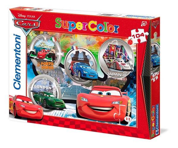 Clementoni (27857) - "Cars, Ready to Go" - 104 pezzi