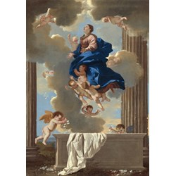 Grafika (01666) - Nicolas Poussin: "The Assumption of the Virgin, 1630/1632" - 1000 pezzi