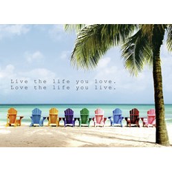 Ravensburger (19635) - "Live the life you love" - 1000 pezzi