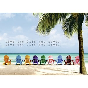 Ravensburger (19635) - "Live the life you love" - 1000 pezzi
