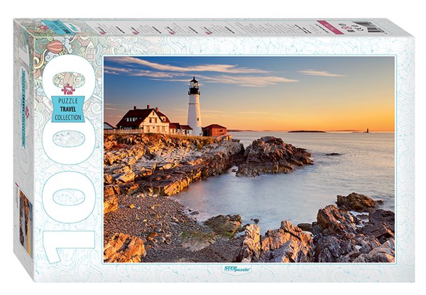 Step Puzzle (79119) - "Lighthouse in Portland" - 1000 pezzi
