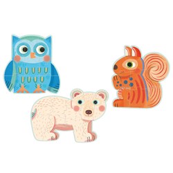 Djeco (07143) - "In the Forest" - 9 12 16 pezzi