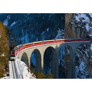 Ravensburger (19352) - "Landwasser Viaduct" - 1000 pezzi