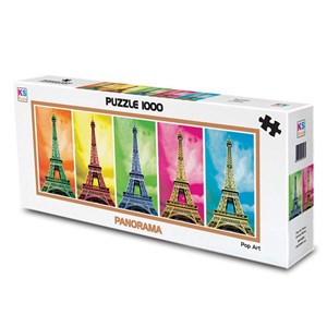 KS Games (11223) - "Pop Art, Eiffel Tower" - 1000 pezzi