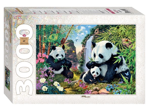 Step Puzzle (85011) - "Pandas" - 3000 pezzi