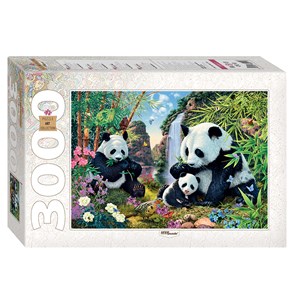 Step Puzzle (85011) - "Pandas" - 3000 pezzi