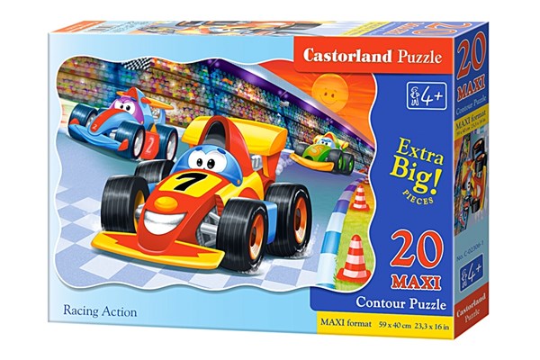 Castorland (C-02306) - "Racing Action" - 20 pezzi