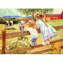 Eurographics (8000-0450) - Corinne Hartley: "Kids on a Fence" - 1000 pezzi