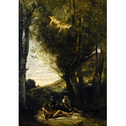 Grafika (01943) - Jean-Baptiste-Camille Corot: "Saint Sebastian Succored by the Holy Women, 1874" - 1000 pezzi