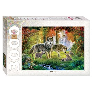 Step Puzzle (85013) - "Wolves" - 3000 pezzi