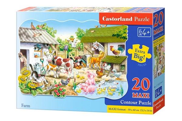 Castorland (C-02214) - "The Farm" - 20 pezzi
