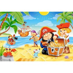 Castorland (B-040148) - "Pirate Treasure" - 40 pezzi
