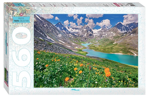 Step Puzzle (78095) - "Altai Mountains" - 560 pezzi
