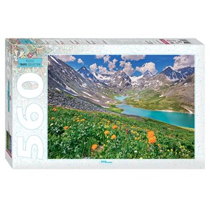 Step Puzzle (78095) - "Altai Mountains" - 560 pezzi