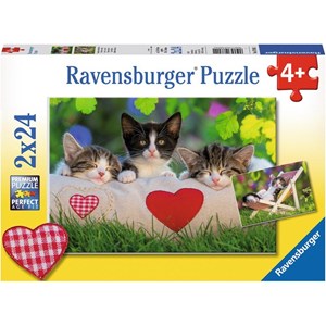 Ravensburger (07801) - "Cats" - 24 pezzi