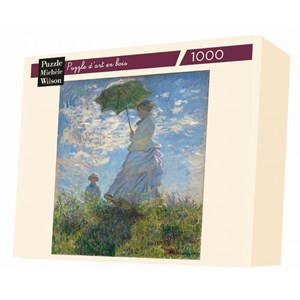 Puzzle Michele Wilson (A551-1000) - Claude Monet: "Woman with a Parasol, 1875" - 1000 pezzi