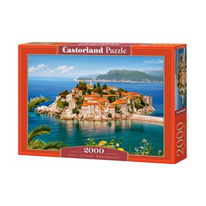 Castorland (C-200580) - "Sveti Stefan, Montenegro" - 2000 pezzi