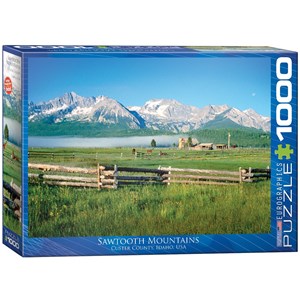 Eurographics (6000-0547) - "Sawtooth Mountains, ID" - 1000 pezzi