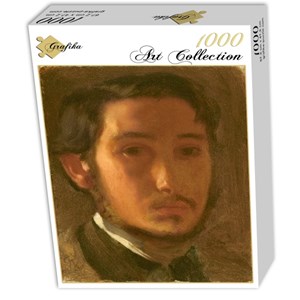Grafika (01766) - Edgar Degas: "Self-Portrait with White Collar, 1857" - 1000 pezzi