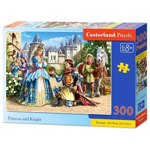Castorland (B-030040) - "Princess and Knight" - 300 pezzi