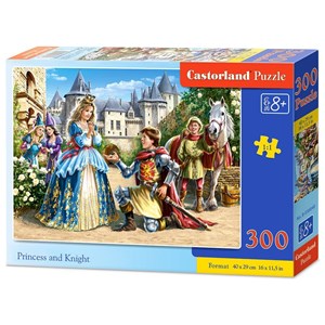 Castorland (B-030040) - "Princess and Knight" - 300 pezzi