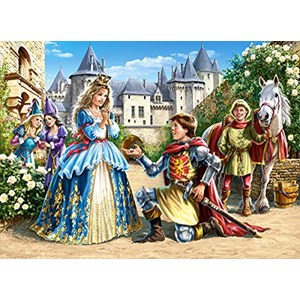 Castorland (B-030040) - "Princess and Knight" - 300 pezzi