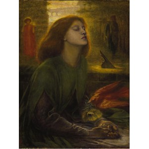 Grafika (00225) - Dante Gabriel Rossetti: "Beata Beatrix, 1872" - 2000 pezzi