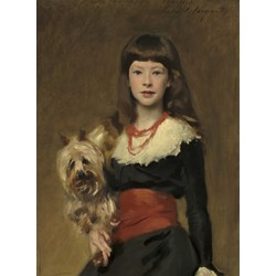 Grafika (02065) - John Singer Sargent: "Miss Beatrice Townsend, 1882" - 2000 pezzi