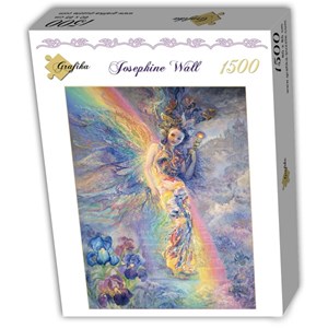 Grafika (T-00290) - Josephine Wall: "Iris, Keeper of the Rainbow" - 1500 pezzi