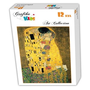 Grafika (00055) - Gustav Klimt: "The Kiss, 1907-1908" - 12 pezzi