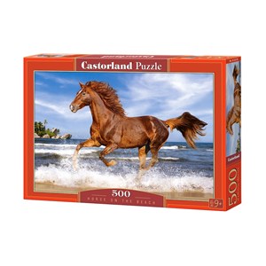 Castorland (B-52578) - "Horse on the Beach" - 500 pezzi