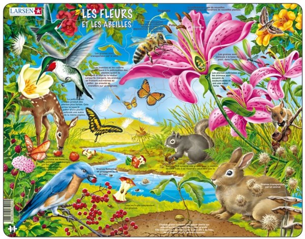 Larsen (NB4-FR) - "Les Fleurs et les Abeilles - FR" - 55 pezzi