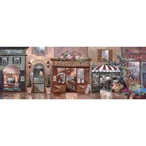 Art Puzzle (4420) - James Lee: "Cafe Walk I" - 1000 pezzi