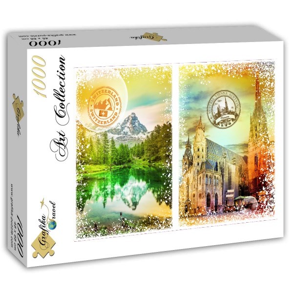 Grafika (T-00235) - "Austria and Switzerland" - 1000 pezzi