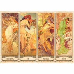 D-Toys (66930-MU09) - Alphonse Mucha: "Seasons" - 1000 pezzi