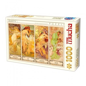 D-Toys (66930-MU09) - Alphonse Mucha: "Seasons" - 1000 pezzi