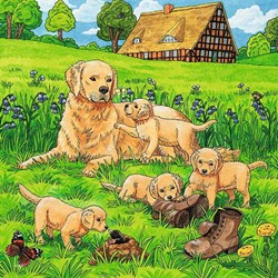 Ravensburger (08002) - "Cats and Dogs" - 49 pezzi