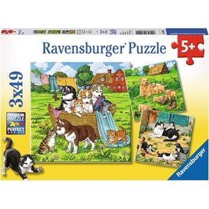 Ravensburger (08002) - "Cats and Dogs" - 49 pezzi