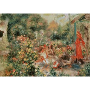 Grafika (00264) - Pierre-Auguste Renoir: "Jeunes Filles dans un Jardin, 1893-1895" - 1000 pezzi