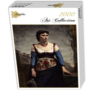 Grafika (01979) - Jean-Baptiste-Camille Corot: "Agostina, 1866" - 2000 pezzi