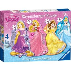 Ravensburger (07398) - "Disney Princess" - 10 12 14 16 pezzi