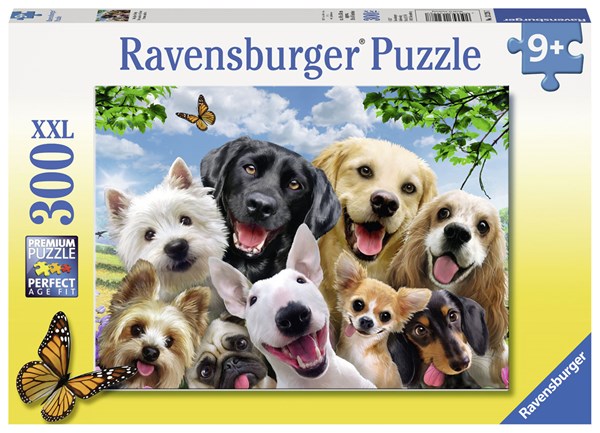 Ravensburger (13228) - Howard Robinson: "Delighted Dogs" - 300 pezzi