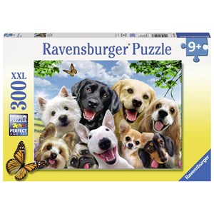 Ravensburger (13228) - Howard Robinson: "Delighted Dogs" - 300 pezzi